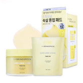 BRING GREEN Super Lemon Glutathione Toner Pad - 1pack (90pcs + Refill 90pcs)